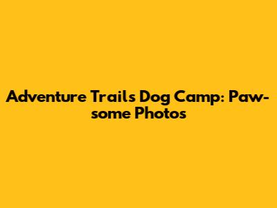 Adventure Trails Dog Camp: Paw-some Photos