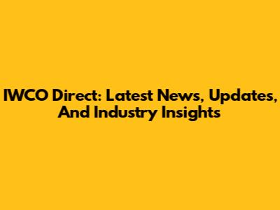 IWCO Direct: Latest News, Updates, And Industry Insights