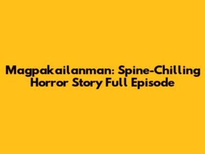 Magpakailanman: Spine-Chilling Horror Story Full Episode