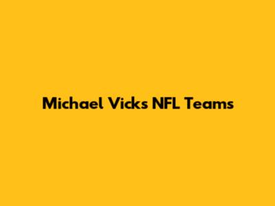 Michael Vick's NFL Teams