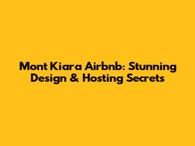 Mont Kiara Airbnb: Stunning Design & Hosting Secrets