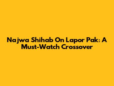 Najwa Shihab On 'Lapor Pak': A Must-Watch Crossover