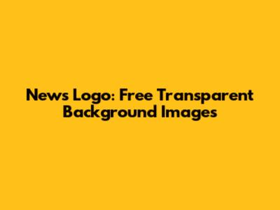 News Logo: Free Transparent Background Images