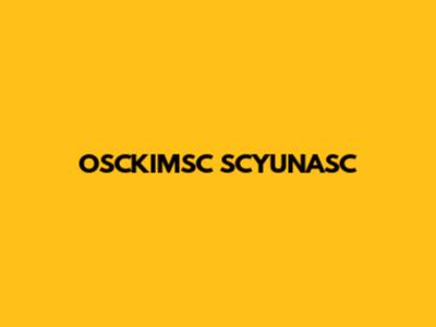 OSCKIMSC SCYUNASC