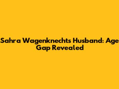 Sahra Wagenknecht's Husband: Age Gap Revealed